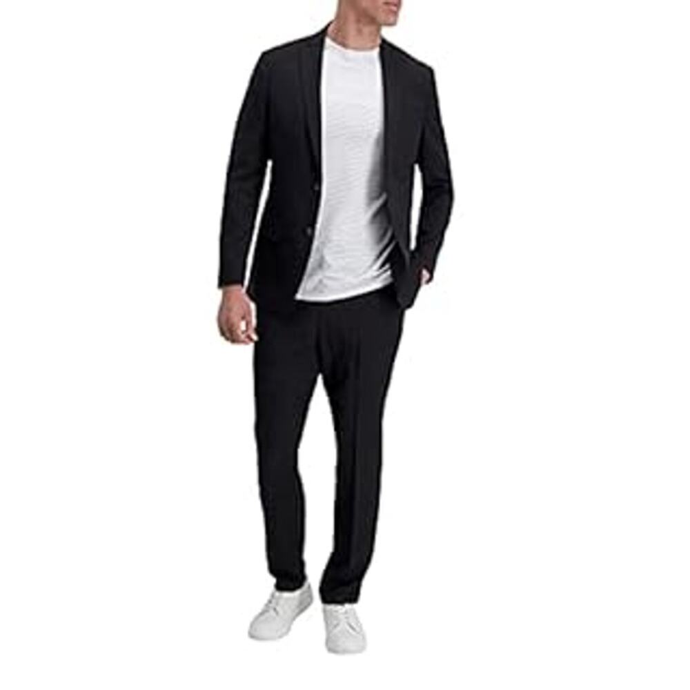 NWT Haggar Smart Wash Slim Fit Suit Jacket – Black, 38 Regular